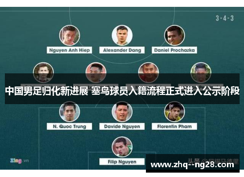 中国男足归化新进展 塞鸟球员入籍流程正式进入公示阶段